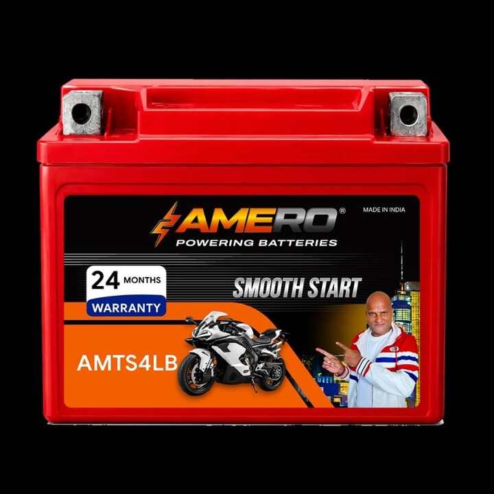 Amero Bike Battery AMTS4LB